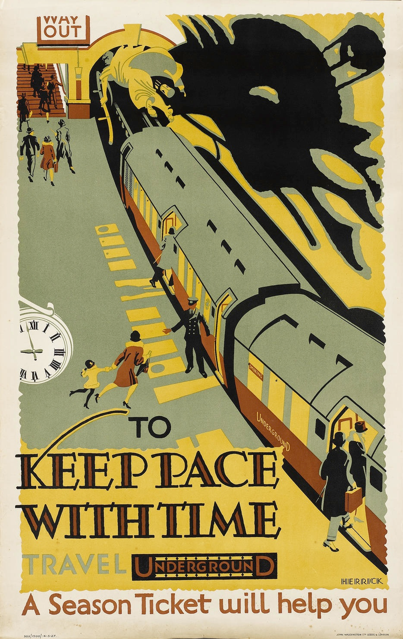 Illustration for article titled 1920s London Underground Posters Remind Us That Trains Are Wonderful